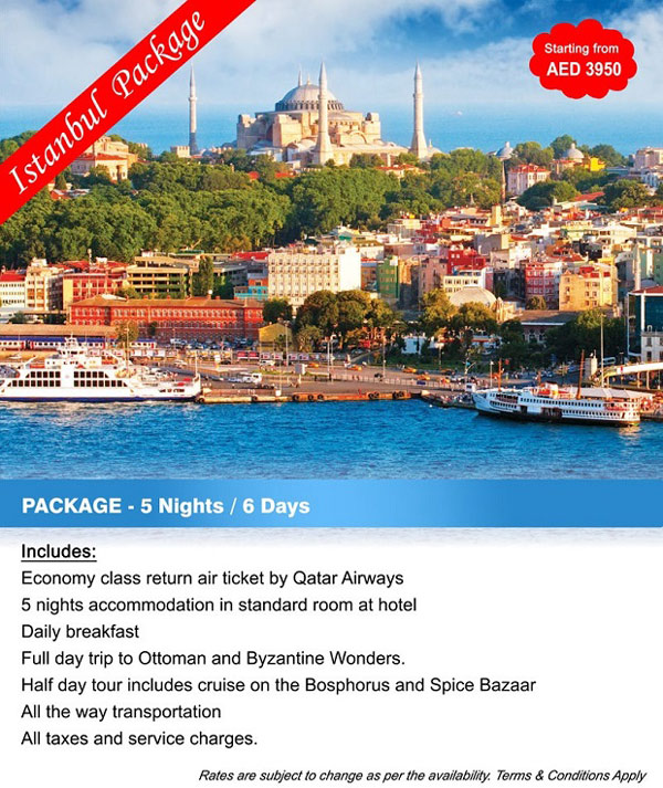 Istanbul Package with return airticket